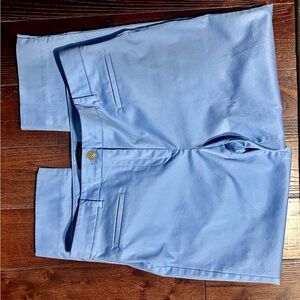 Ann Taylor Factory Vibrant Light Blue Crop Trousers